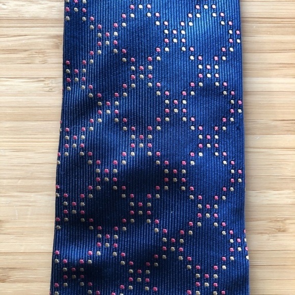Drake’s for Paul Stuart RARE Silk Tie - Royal Blue - Picture 5 of 6